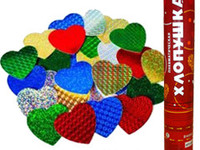 Пневмохлопушка металлизированные сердца в Новосибирске купить